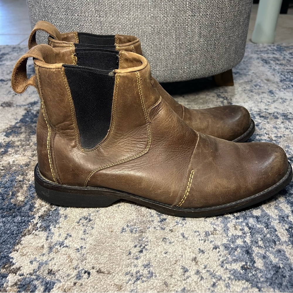 Timberland Genuine Leather Earthkeepers City CT Chelsea Ankle Boots Size 9.5 Men